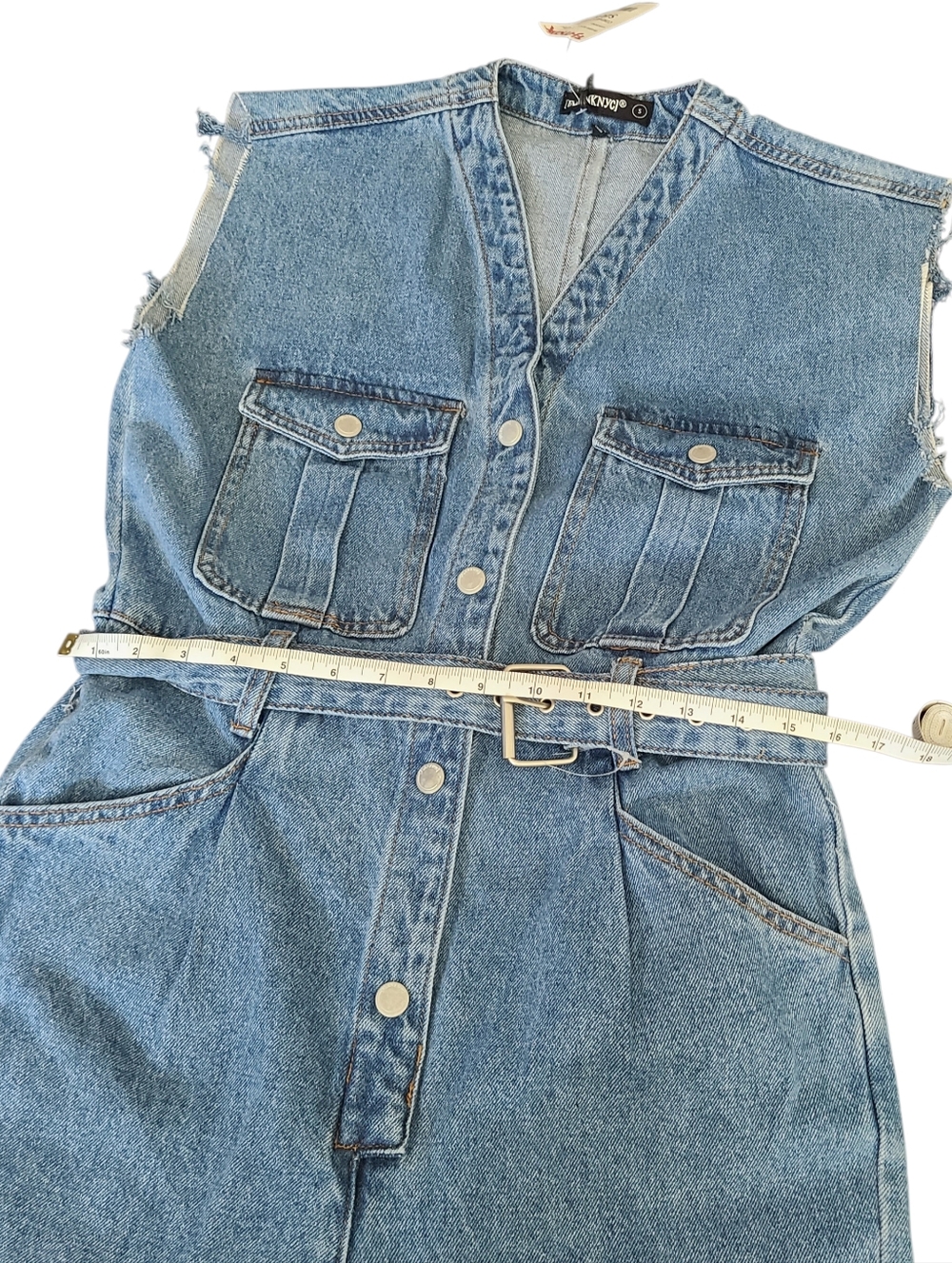 NWT | BLANK NYC | DENIM JUMPSUIT | SIZE SMALL - Picture 7 of 14